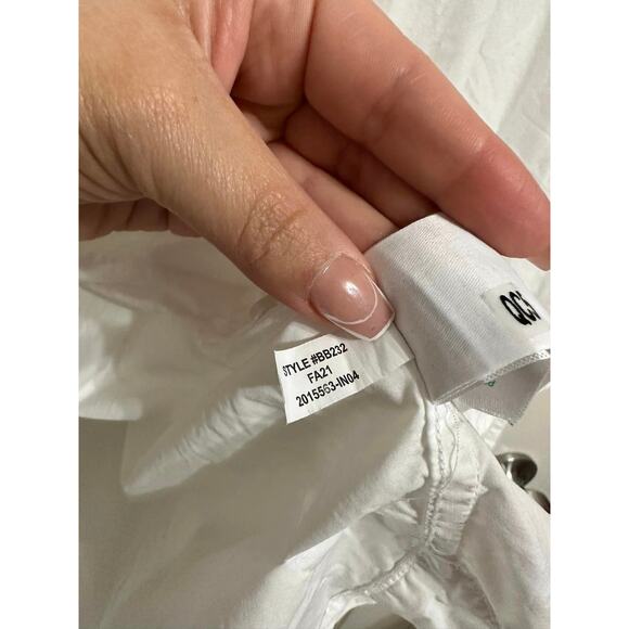 J.CREW Classic Women's Classic-fit collarless puff-sleeve shirt size 20 #Bb232‎ - Picture 6 of 7